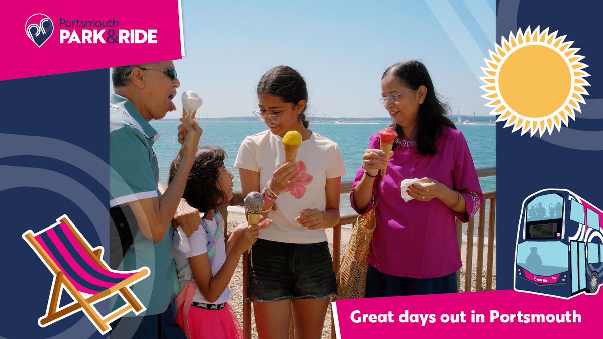 Heading into Portsmouth or Southsea this weekend? Leave parking stress behind &amp; choose comfortable, sustainable journeys when you travel with Portsmouth Park &amp; Ride. Check our timetables &amp; plan your journey this busy bank holiday weekend bit.ly/2FMS7Je