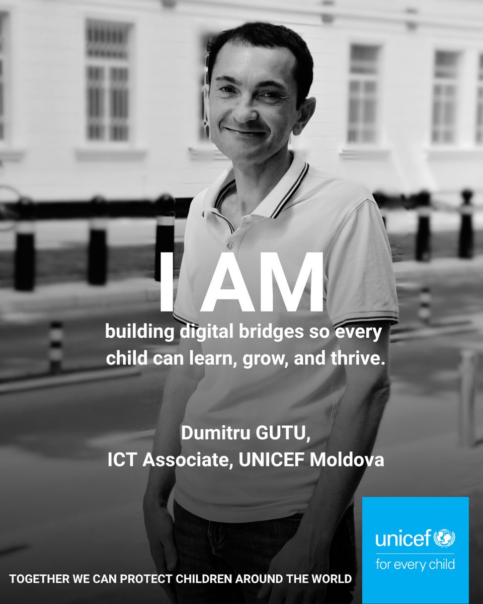 UNICEF Moldova 🇲🇩 (@unicefmoldova) on Twitter photo 💻 When a child has access to #technology, new doors to #learning and #opportunities open. Dumitru Guțu, #ICT Associate at UNICEF Moldova, builds #digital bridges 🌐so every child can learn, grow, and thrive in an inclusive future.
#IAMForEveryChild #digitalinclusion <a href="/UNICEF_ECA/">UNICEF Europe C.Asia</a> 💻 When a child has access to #technology, new doors to #learning and #opportunities open. Dumitru Guțu, #ICT Associate at UNICEF Moldova, builds #digital bridges 🌐so every child can learn, grow, and thrive in an inclusive future.
#IAMForEveryChild #digitalinclusion <a href="/UNICEF_ECA/">UNICEF Europe C.Asia</a>
