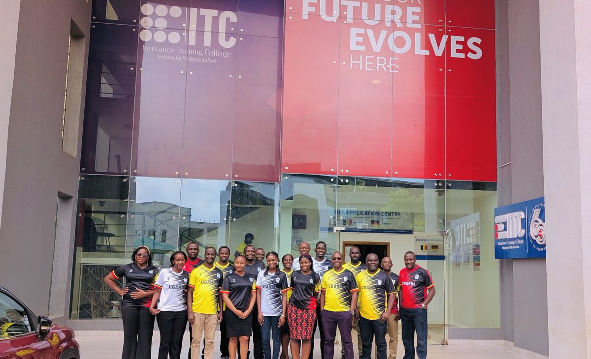 Insurance Training College (@itc_kampala) on Twitter photo Today, we're not just colleagues, but a team cheering on the <a href="/UgandaCranes/">Uganda Cranes</a> 🇺🇬⚽️. Wearing our jerseys and standing in solidarity as the Uganda Cranes take on South Africa. Let's go, Uganda! 💪
#GoUganda! #TeamSpirit #ITCSupportsUganda. Today, we're not just colleagues, but a team cheering on the <a href="/UgandaCranes/">Uganda Cranes</a> 🇺🇬⚽️. Wearing our jerseys and standing in solidarity as the Uganda Cranes take on South Africa. Let's go, Uganda! 💪
#GoUganda! #TeamSpirit #ITCSupportsUganda.