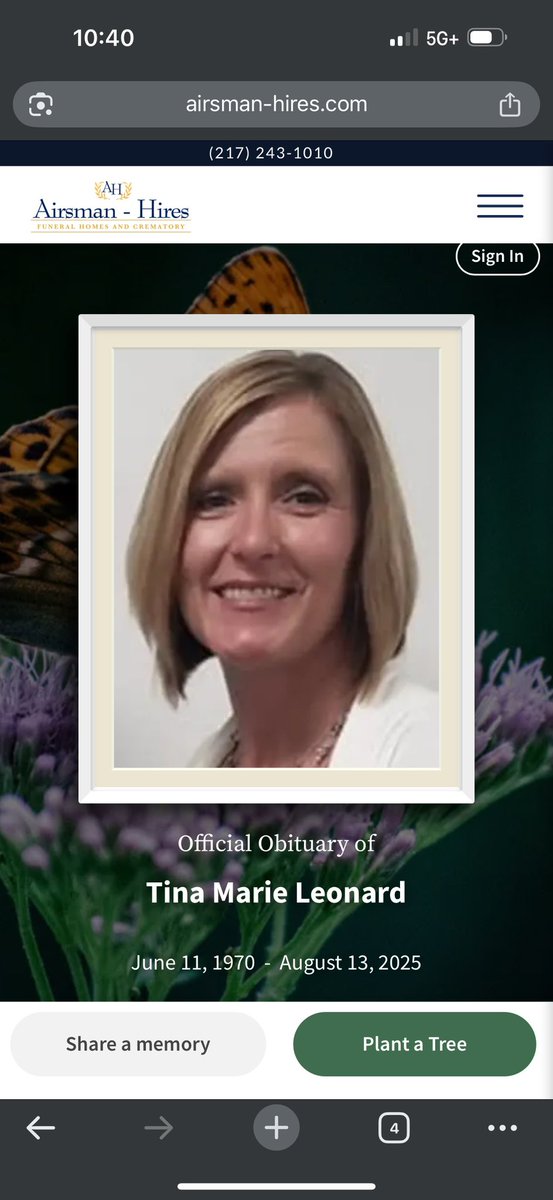 hawks4life6's tweet photo. 🌸 Celebration of Life for Tina M. Leonard 🌸

We invite all family, friends, students, and community members to join us in celebrating the beautiful life of Tina Leonard on:

📅 Sunday, August 24th
🕐 1:00–4:00 PM
📍 734 State Rt. 106 South, Winchester, IL https://t.co/h5eDZjrzT6