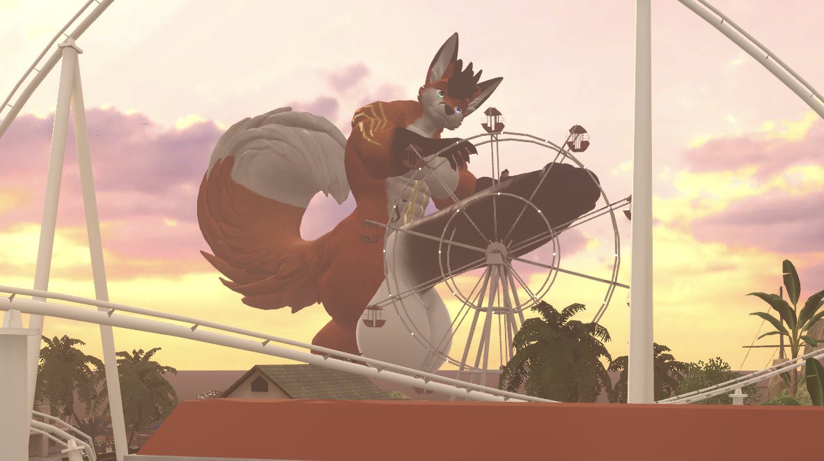 Bradley Fox (@bradleyfoxxo) on Twitter photo You must be this tall to ride.
#VRChat #furries #macrofurry #macro You must be this tall to ride.
#VRChat #furries #macrofurry #macro