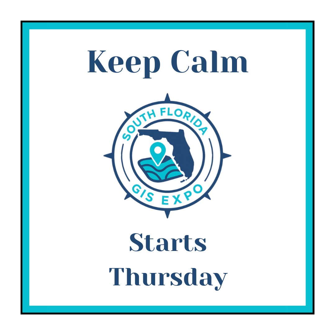 🚨 Only a few days away 🚨
Join us this Thursday at the Palm Beach County Convention Center for the 2025 South Florida GIS Expo.
.
✨ Don’t miss out on Pre-Expo Training!
Details and registration here:
🔗 …a-gis-expo-pbcgisforum.hub.arcgis.com/pages/7cd9a015…
.
#GIS #PBCGISForum #SFGISExpo