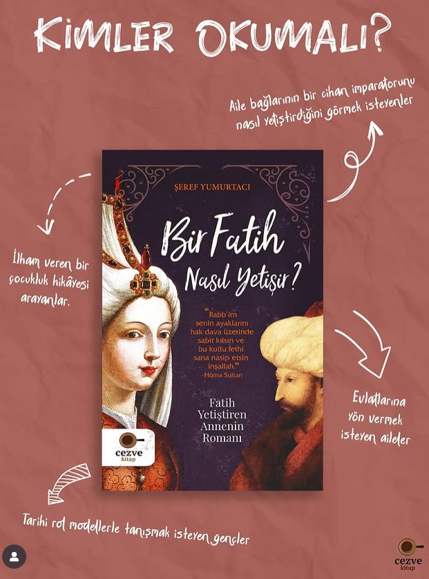 Cezve Çocuk (@cezvecocuk) on Twitter photo 💫 Peygamber müjdesine nail olmuş bir delikanlının, Fatih Sultan Muhammed Han’ın çocukluk yıllarına, ailesiyle kurduğu derin bağlara ve yetişme serüvenine tanıklık etmeye hazır mısınız?
<a href="/SerefYumurtaci/">Şeref Yumurtacı 🇹🇷</a>
cezve.com.tr 💫 Peygamber müjdesine nail olmuş bir delikanlının, Fatih Sultan Muhammed Han’ın çocukluk yıllarına, ailesiyle kurduğu derin bağlara ve yetişme serüvenine tanıklık etmeye hazır mısınız?
<a href="/SerefYumurtaci/">Şeref Yumurtacı 🇹🇷</a>
cezve.com.tr