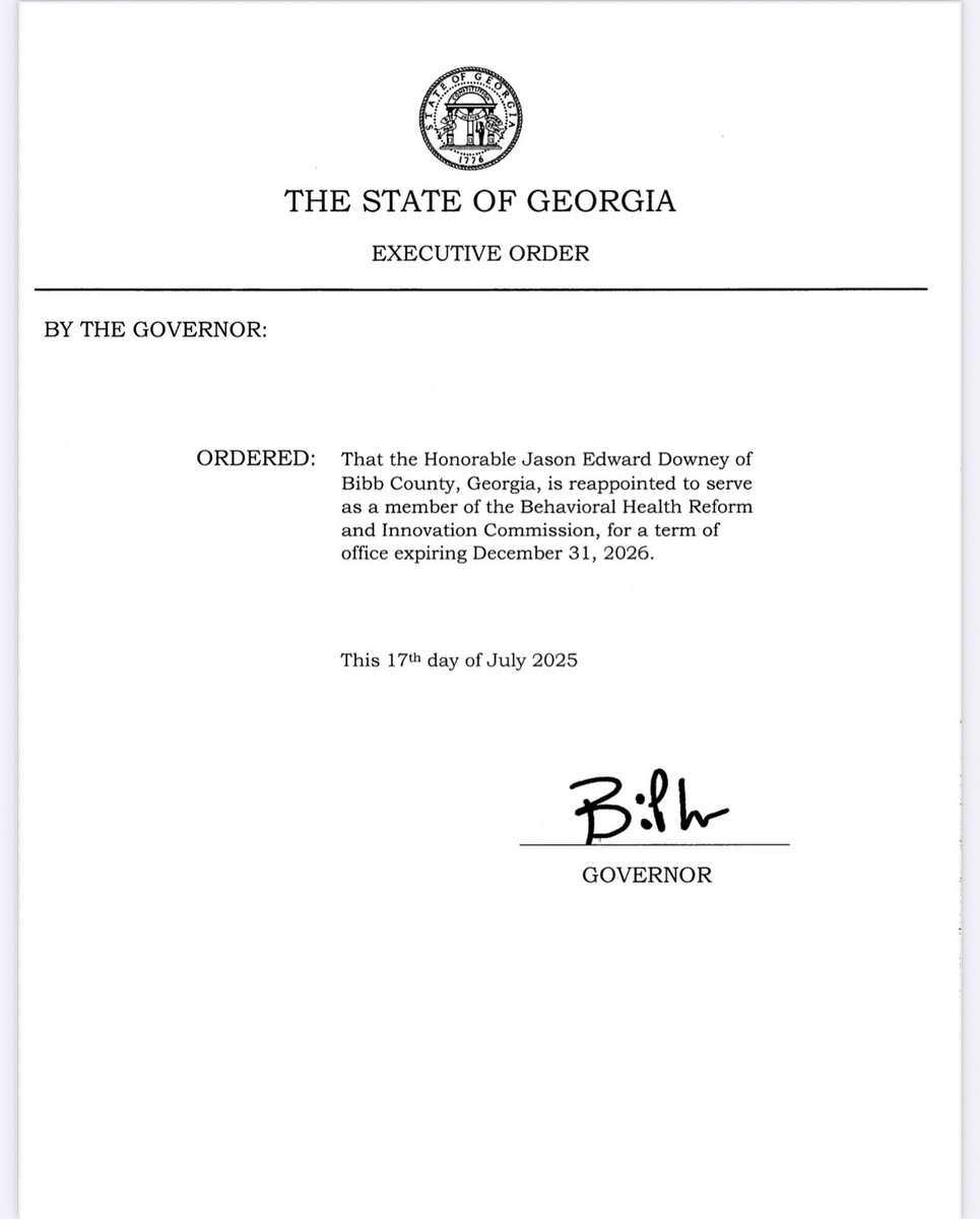 Jason Downey (@jasondowneyboe) on Twitter photo I am thankful to .<a href="/GovKemp/">Governor Brian P. Kemp</a> for reappointment to the Behavioral Health Reform and Innovation Commission. I am thankful to .<a href="/GovKemp/">Governor Brian P. Kemp</a> for reappointment to the Behavioral Health Reform and Innovation Commission.