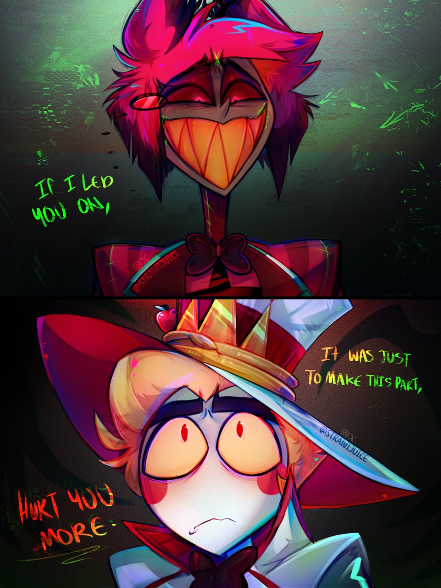 We were never friends...📻🍎
#HazbinHotel #HazbinHotelFanart #radioapple