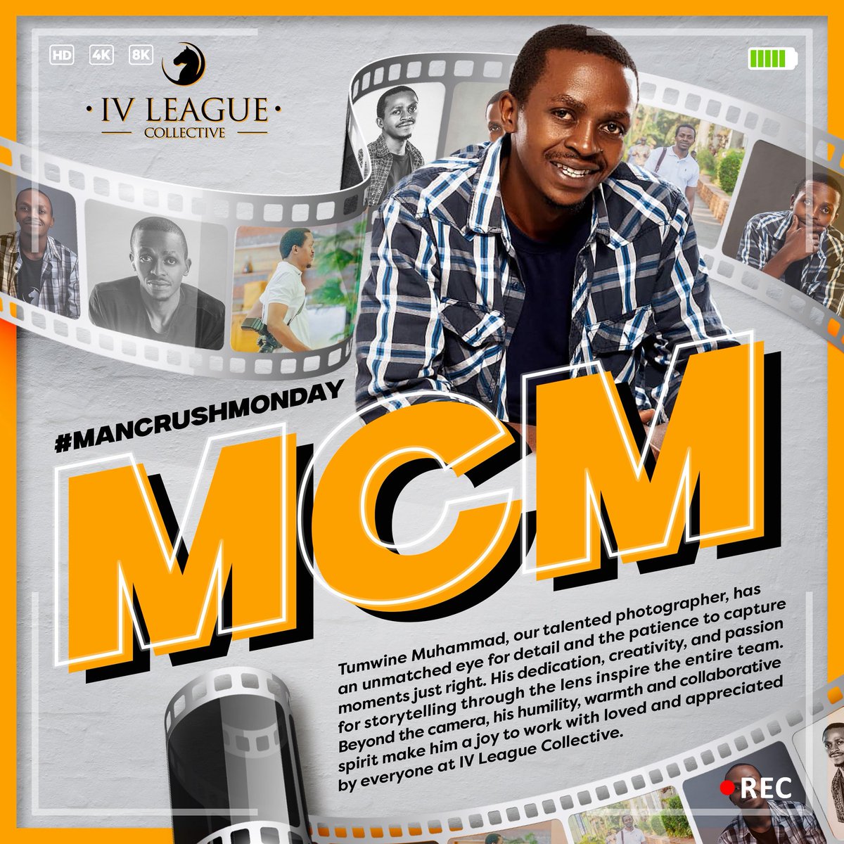 ivleague256's tweet photo. #MCM goes to @tvmwine The  master of the perfect shot, keeper of our messy moments and the reason our memories feel this alive.

#MCM #IVLeagueCollective #CreativeBrilliance #BehindTheEdit https://t.co/vrC1mdlSHE