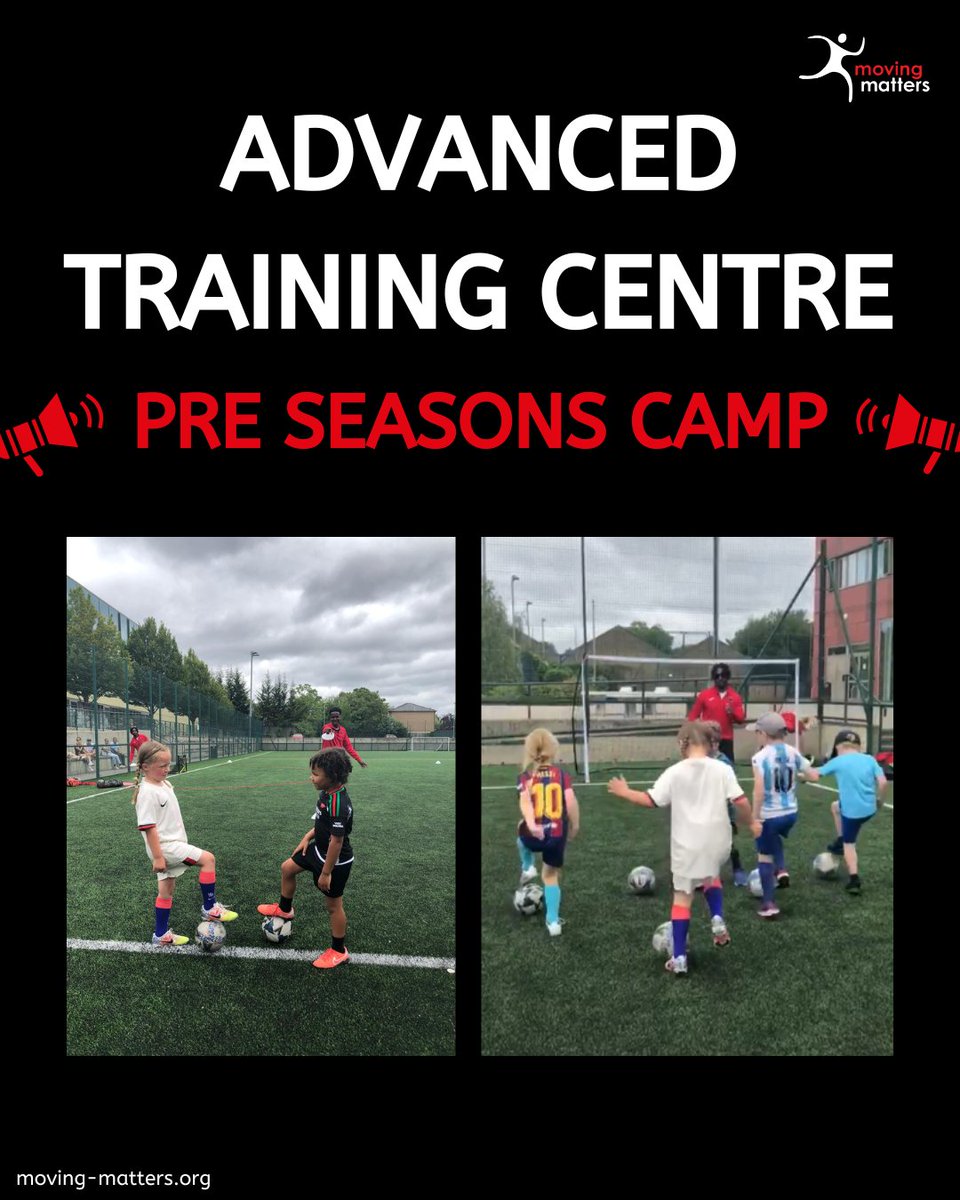 🔥 Just 3 days to go until our ATC Pre-Season Camp kicks off!

📅 21–22 Aug | 🕘 9AM–3:30PM

⚽ For Years 3–6 | 💪 Tech &amp; physical training

🌟 Be seen for advanced squads!

🎟️ Book now: bookings.moving-matters.org/event/245344

#MovingMatters
