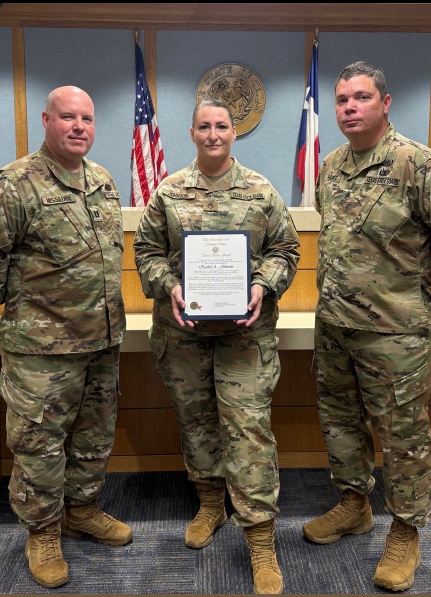 DavidHart_TX's tweet image. Proud moment! Congratulations to SSG Johnson on your promotion. Glad to have been part of this.

#amazingteam