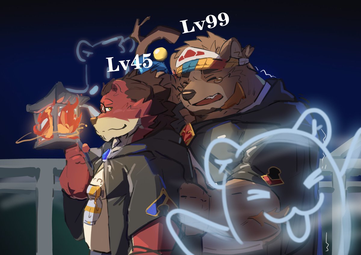 沃朗：(咽口水)......一定要走这条路吗?
米洛：放心啦，这些幽灵都很弱的。
沃朗：(颤抖)......可，可是...
(突然出现靠近的幽灵)
沃朗：哇啊啊啊有鬼啊——！！米洛！！！
米洛：(无奈叹气)唉......

🎨：<a href="/chenchu_chen/">Chu Chen</a>