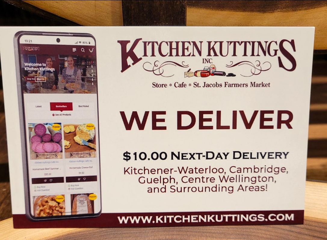 Our weekly specials are perfect for local shopping! Dive into our delicious Sundried Tomato Roast Chicken—it's lean, tender, and bursting with flavour! Add some Canadian Smoked Gouda for a delightful smoky kick! Best of all, we deliver within a 40 km radius right to your door!