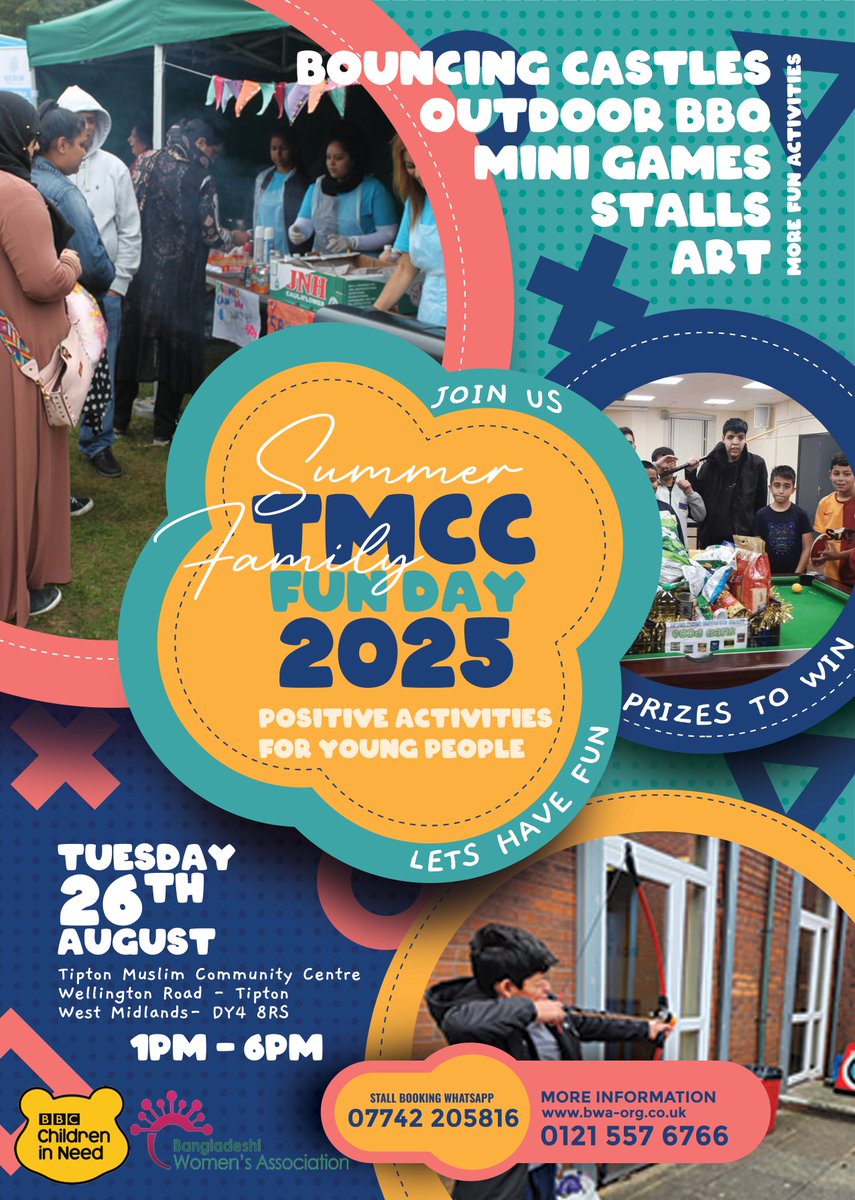 Summer Family Funday at Tipton Muslim Community Centre.