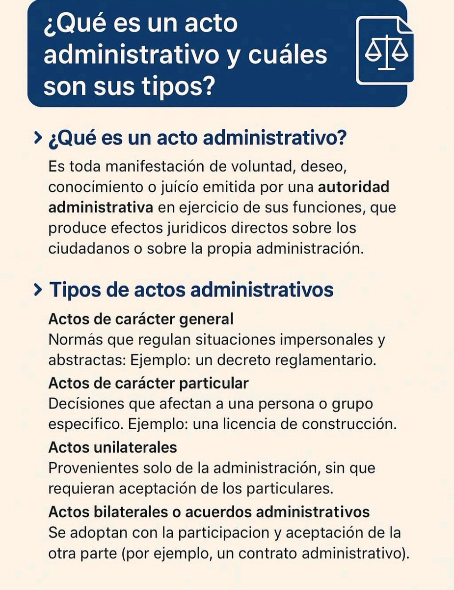 juangaleanorey's tweet photo. Tipos de Actos  Administrativos ⬇️ https://t.co/SrbVECLqog