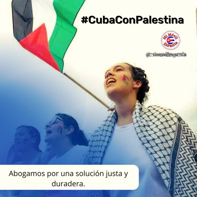 #CubaConPalestina
‼️Cese el Genocidio ‼️