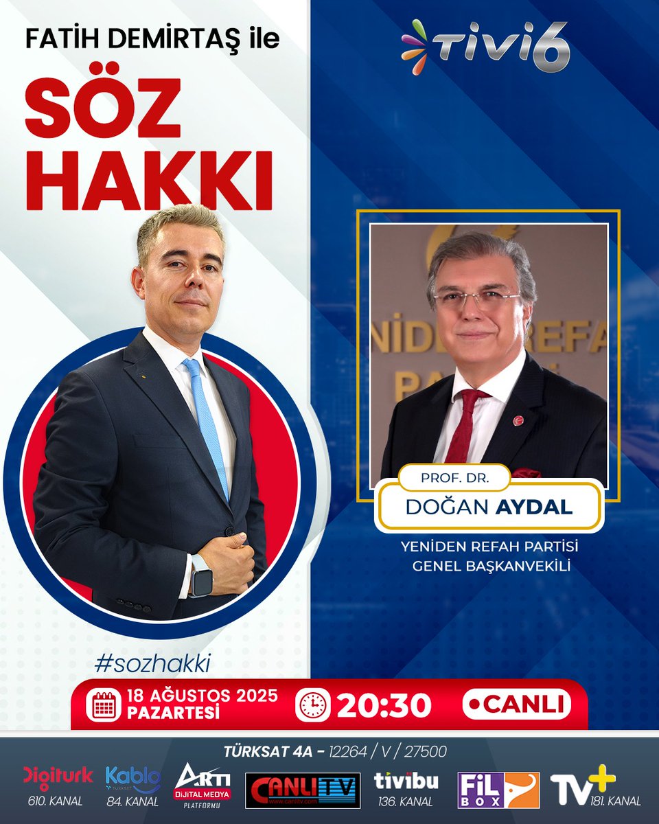 Zengezur koridoru anlaşması nedir?
 Zengezur neden önemli? İsrail'i Kim  durduracak? Terörsüz Türkiye Komisyonunda neler konuşuluyor? Suriye'de sahada neler yaşanıyor? SDG silah bırakmaya direniyor mu?
Söz Hakkı bu akşam saat 20:30'da Tivi6'da!
Fatih Demirtaş <a href="/sozhakki06/">Söz Hakkı</a> soruyor;