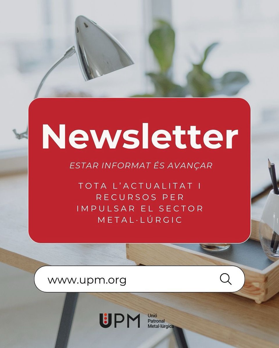 Si aprofites aquests dies per desconnectar, però vols tornar amb tota l’actualitat del nostre sector, ja et pots subscriure al nostre canal de newsletter.

💶Gratuït
✍️Actualització de convenis
🗓️Cursos
👩‍💻Webinars

Escriu-nos a info@upm.org amb el teu correu i t’afegim!