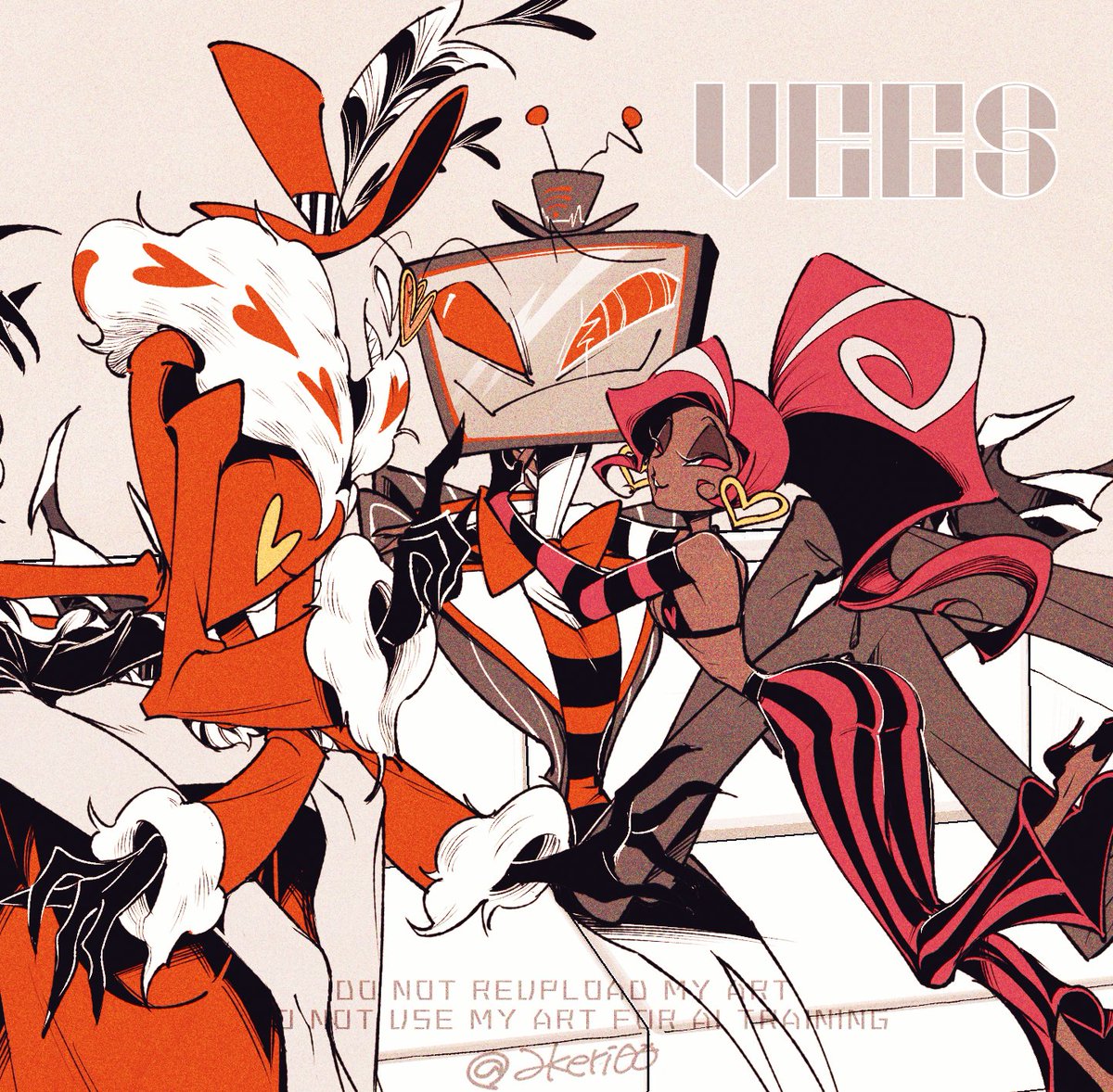 Self-remake VEES📱📺🦋 #VEES #HazbinHotelFanart