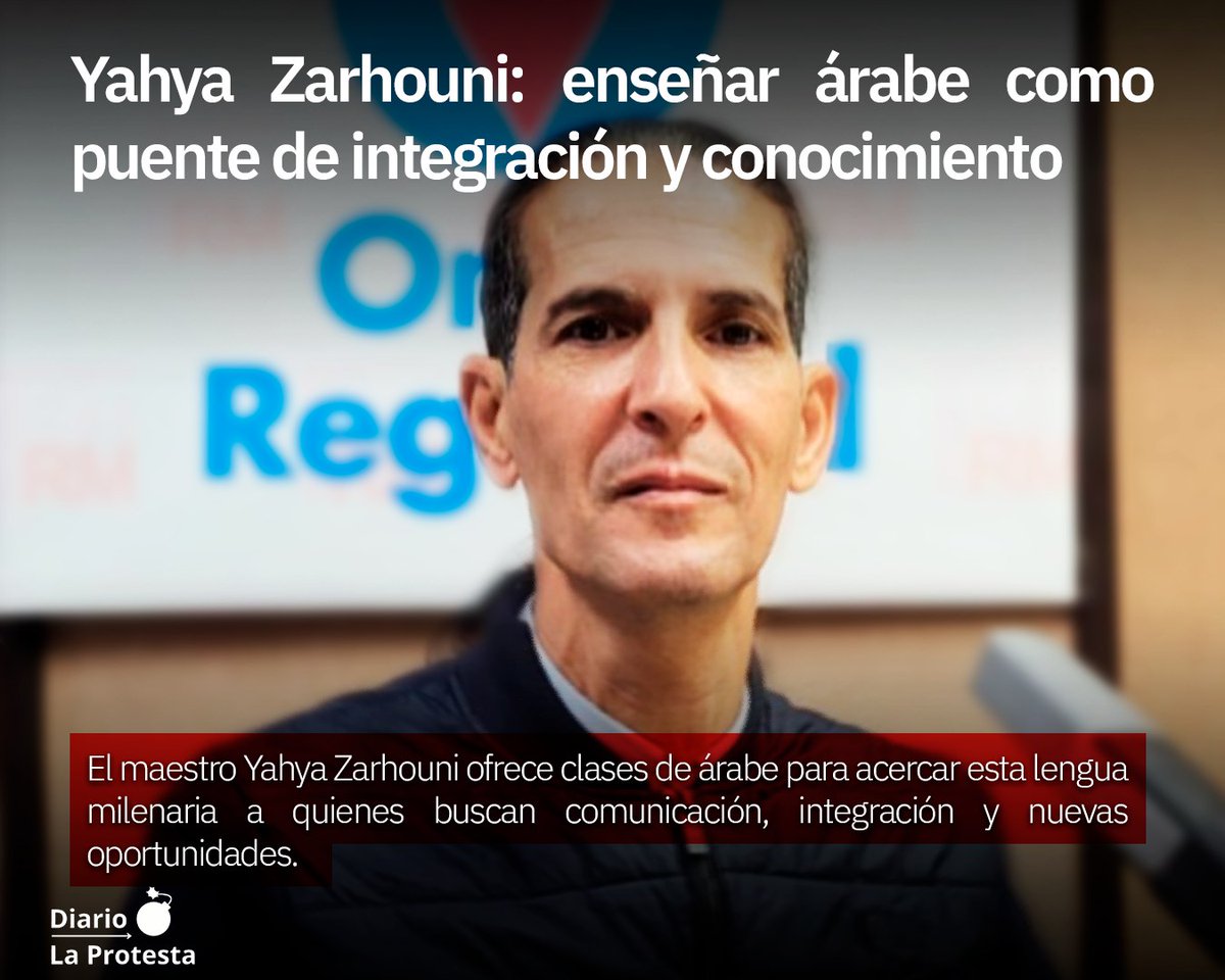 📖 Yahya Zarhouni: “enseñar árabe como puente de integración y conocimiento”

El maestro Yahya Zarhouni ofrece clases de árabe para acercar esta lengua milenaria a quienes buscan comunicación, integración y nuevas oportunidades.

📰 laprotesta.es/2025/08/18/yah…