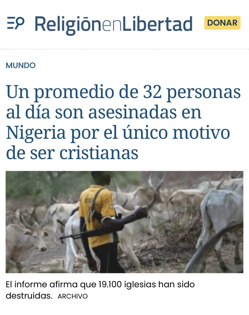 ✝️ Cristianos asesinados por terroristas islámicos.
❌ Sin condenas, sin ayuda, sin manifestaciones.
🆘 No hay ayuda de la ONU, ni de la UE, ni de las ong's progres.

🤷‍♂️ ¿Dónde están PSOE, Compromís y compañía?. No vemos sus pancartas. 

😡 ¿No son seres humanos estos miles de