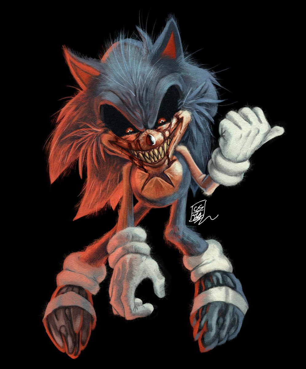 codetrillogy's tweet image. Lord X, for @losermakesgames 
#sonicexe #BrianGriffinPlush #art