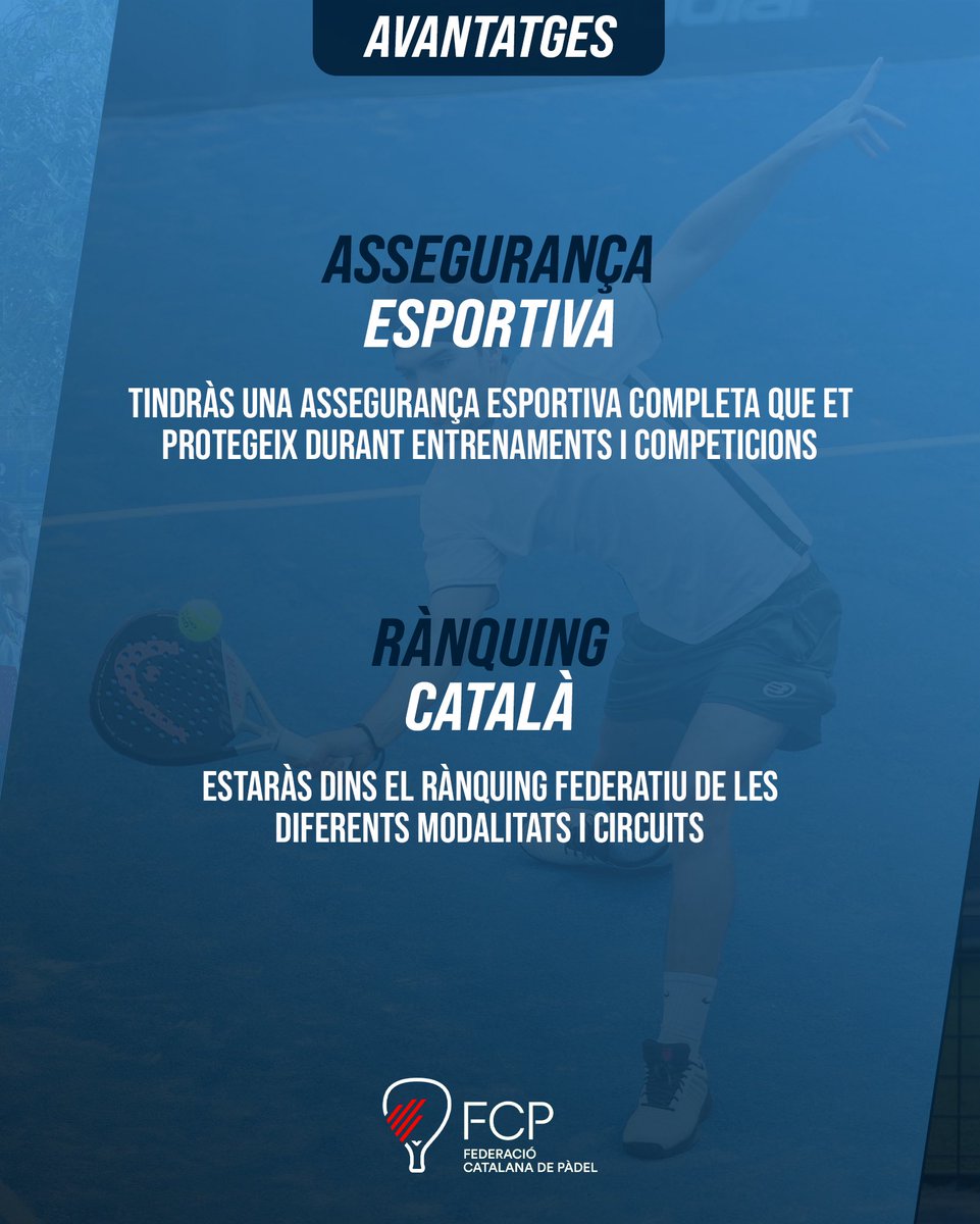 FCP - Federació Catalana de Pàdel tweet media