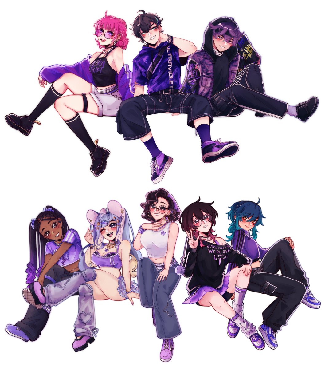 Worked as the lineart and full render artist!!! 💜🌷 
Everyone worked hard 🥳 check out our group’s entry! 💜🔥

#DDCB2 #youtaiteworks #歌ってみた