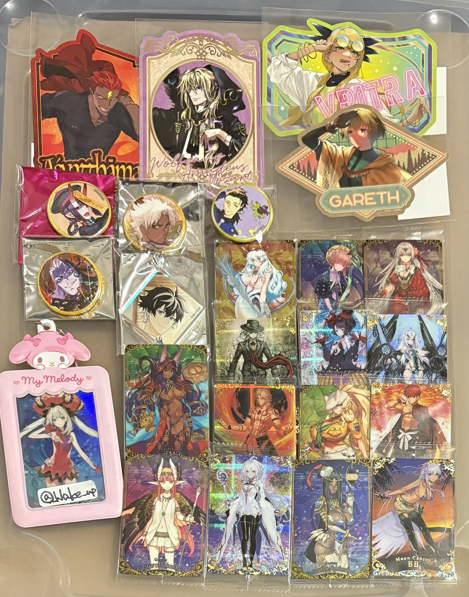 ◤交換◥
FGO マツキヨ マツキヨココカラ 
コラボ 缶バッジ カード

譲：マーリン ビーマ アスクレピオス コヤンスカヤ 他

求：マツキヨコラボ→高杉 モルガンor異種マリー モリアーティ

✐プロカ必読
✐2枚目も提供可(fes カルデアホテル ウエハース)
