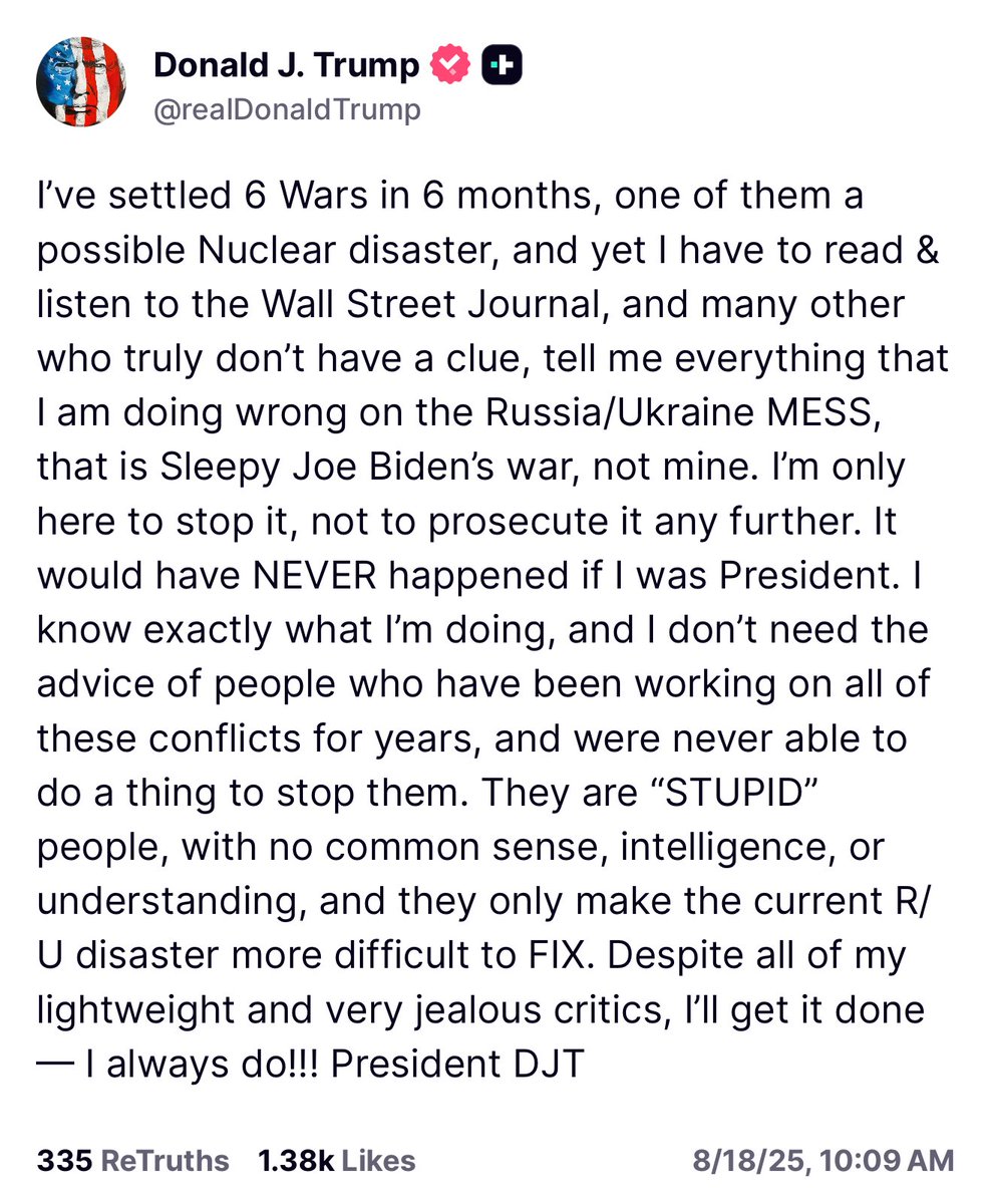 Bubblebathgirl's tweet image. President Trump has settled 6 wars in 6 months.

No other POTUS ever prioritized peace like this.