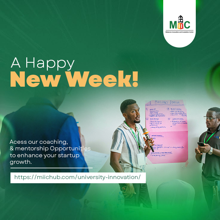#HappyNewWeek🌟.

Great ideas grow when nurtured right! Here's an opportunity to access mentorship, coaching and community of creative innovators. Our programs turn bold visions and ideas into impactful startups.
 
Check out our programs 👉miichub.com/university-inn…

#InnovateWithUs