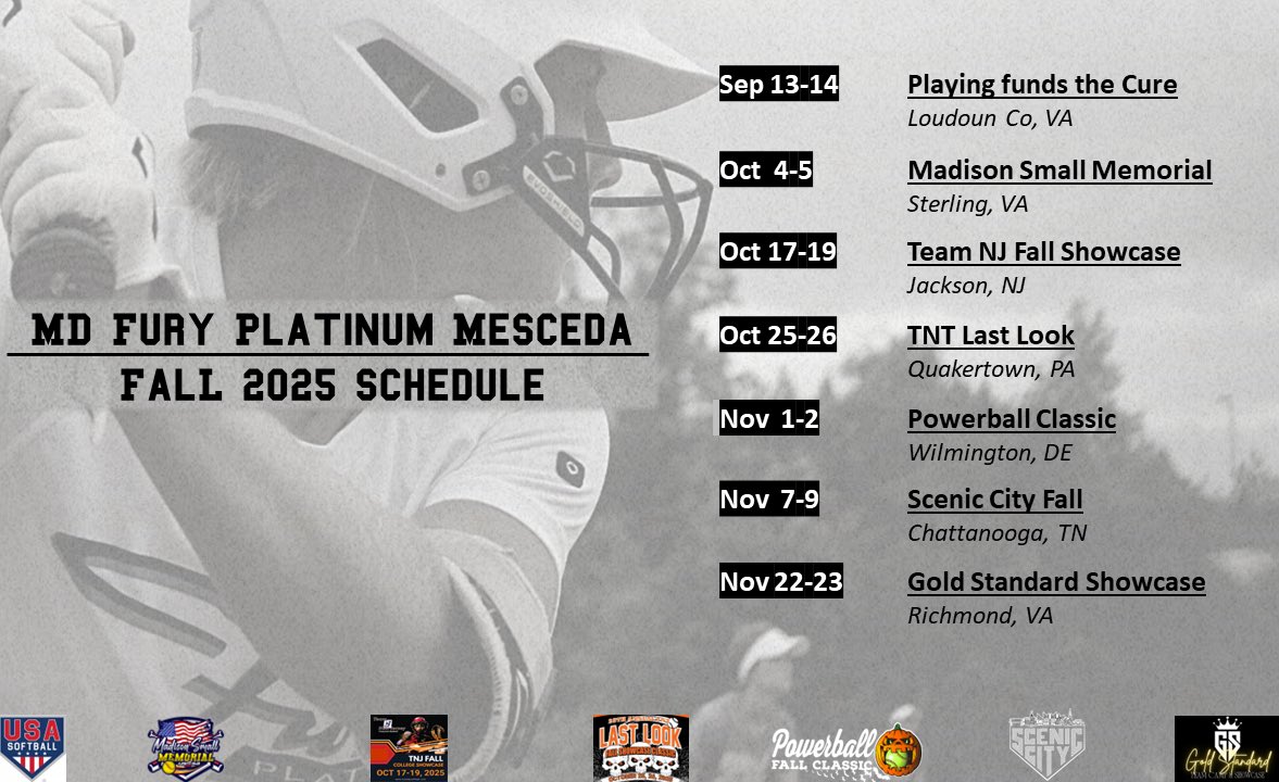 🚨Schedule Drop 🚨
#platinumpride
#commitpersistcompete
<a href="/FuryPlatinum/">FuryPlatinumSoftballClub</a> 
<a href="/MDFuryPlatinum/">MD Fury Platinum</a>