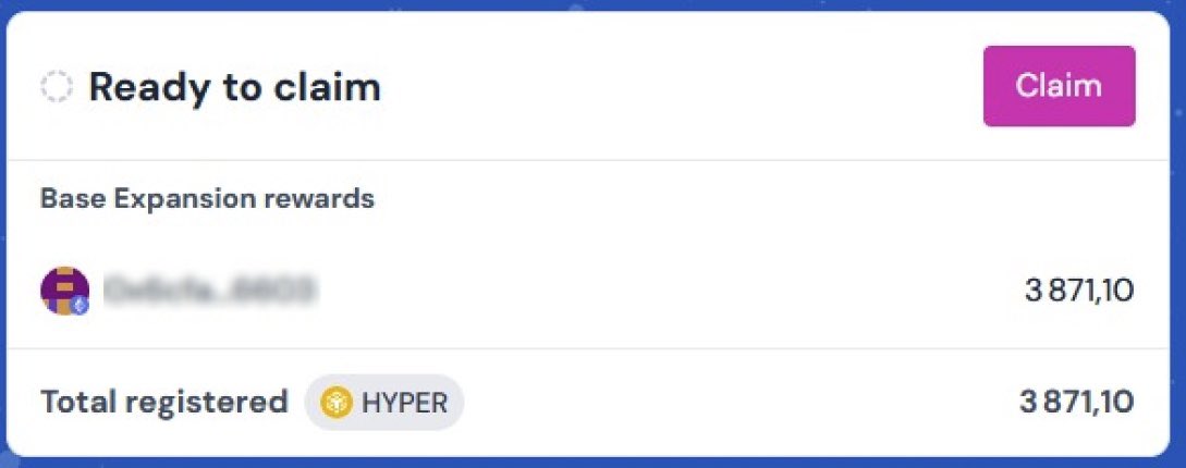 Hyperlane — Airdrop 2 is live 🪂

You can now claim your second $HYPER airdrop 

     ➖go to: claim.hyperlane.foundation
     ➖connect your wallet
     ➖claim ✅

That’s all for now, stay updated 🔔