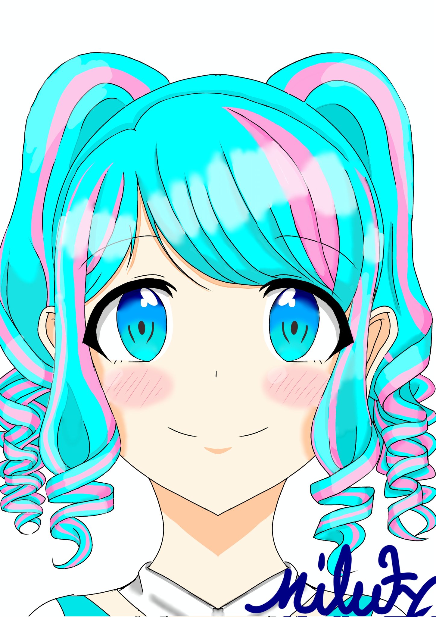 Mii　　手描きイラスト　オーダー 同人手描きイラスト 東方Project【チルノ 秋】15㎝×15㎝ ＊mo猫＊