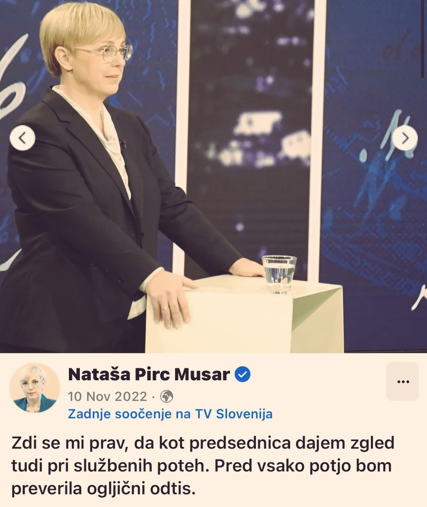 Da bi se odkupila za helikoptersko pot in se postavila nazaj na pravo stran zgodovine, bo podprla idejo, da se na AC hitrost omeji na 100km/h, da se omeji uporabo klimatskih naprav in se promovira vegansko prehrano.