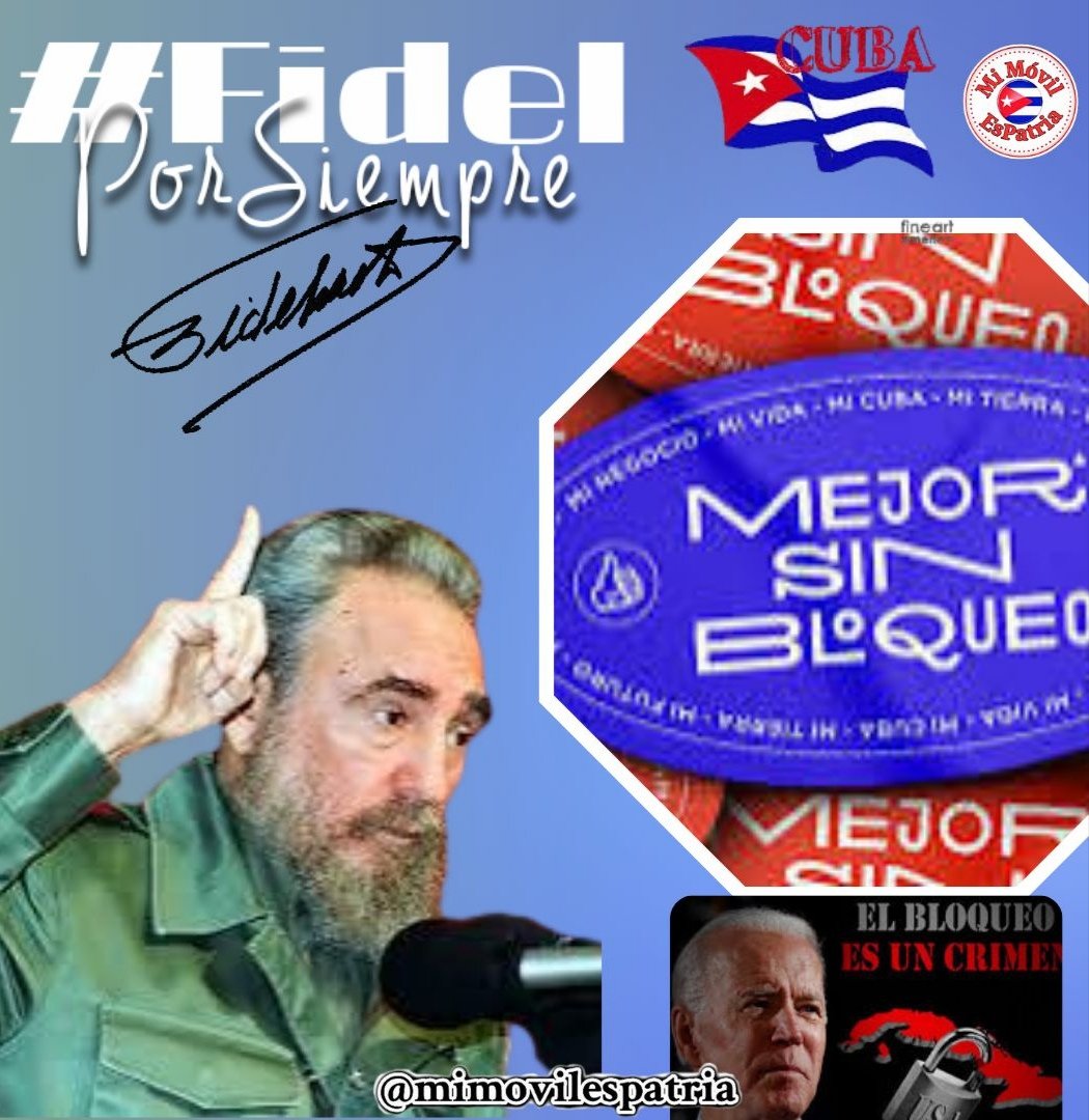 #CubaVencerá ante cualquier amenaza y obstáculos que nos imponga el criminal bloqueo contra el pueblo cubano. #TumbaElBloqueo #PorCiroRedondoTodo