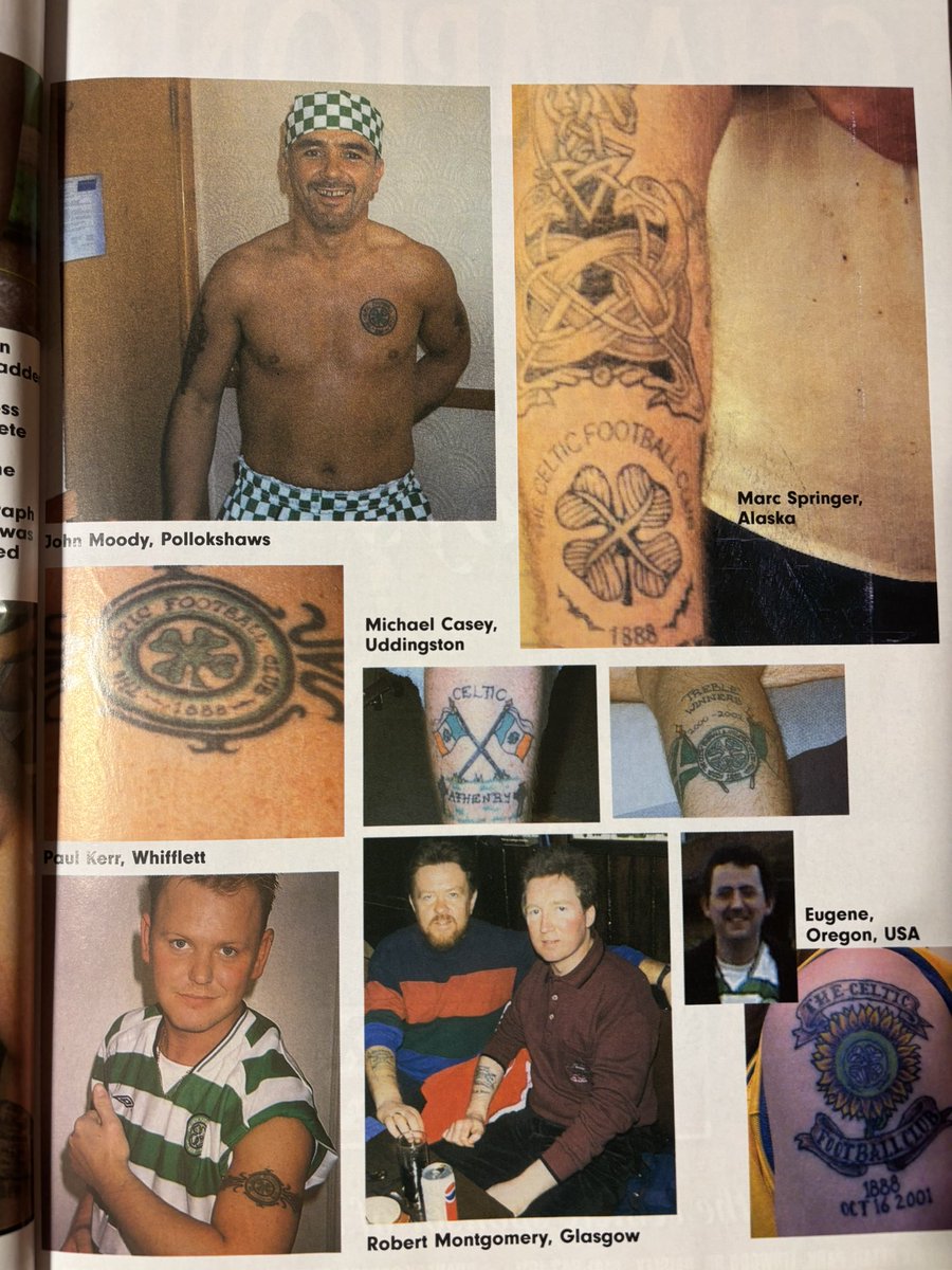 TaeBash's tweet image. Just got hold of 9 years of Celtic Views from the 2000s expect plenty of View content.

Tag your mates if you see them