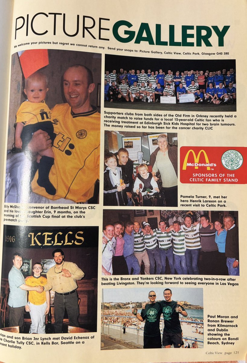 TaeBash's tweet image. Just got hold of 9 years of Celtic Views from the 2000s expect plenty of View content.

Tag your mates if you see them