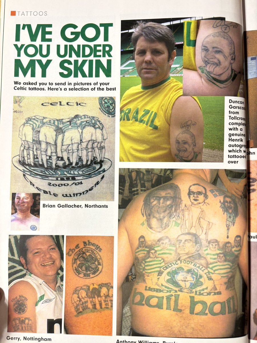 TaeBash's tweet image. Just got hold of 9 years of Celtic Views from the 2000s expect plenty of View content.

Tag your mates if you see them