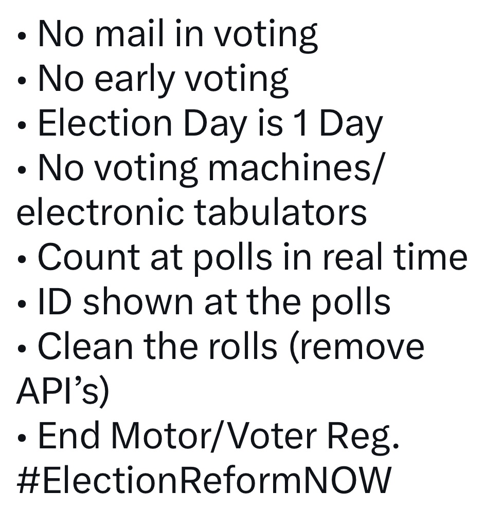GloryBeaTruth's tweet photo. @RepMTG #ElectionReformNow ‼️ 2026 is TOO LATE ⏰‼️ not just that but so much more MUST happen! No EARLY VOTING https://t.co/2atF6ZJDUT