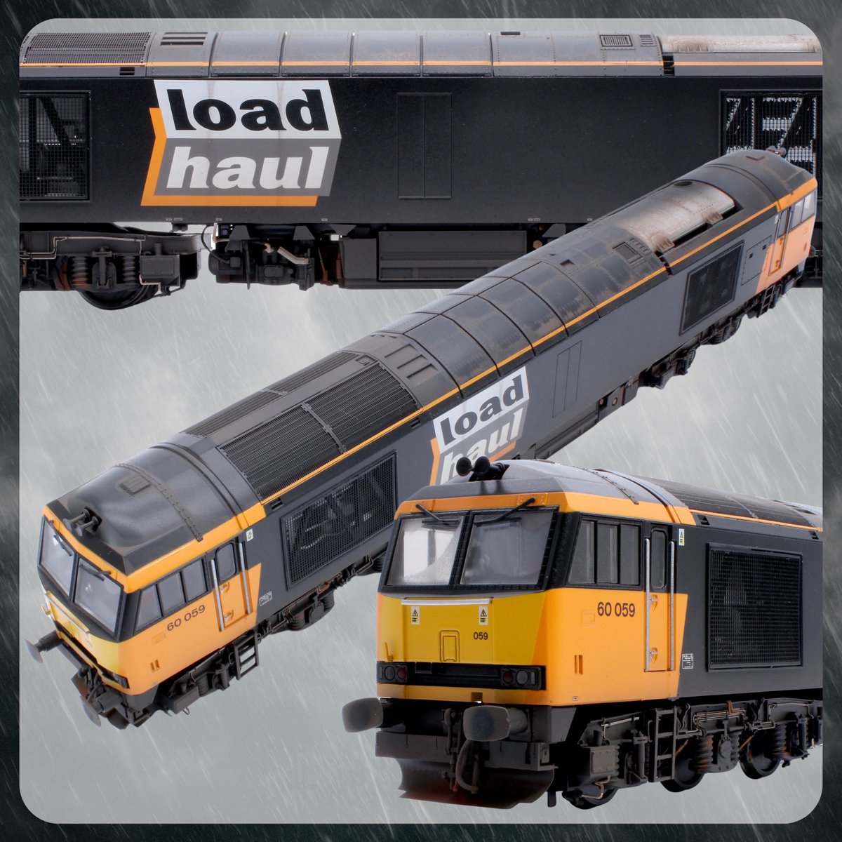 ☔️ IN STOCK NOW are our Exclusive &amp; ultra-realistic Premium Weathered Cavalex OO Gauge Class 60 locomotives! The entire range if available with our realistic filth treatment right now from £259.95: tinyurl.com/ysw8kbj6