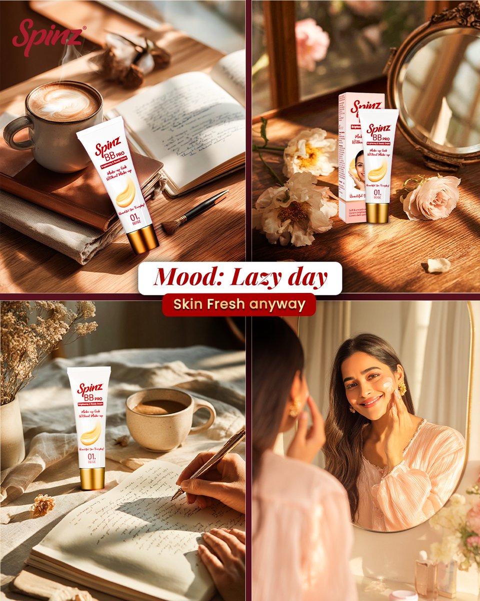 SpinzIndia's tweet image. Spinz BB Pro is for the couch days, the coffee days, and the still-look-good days😍
.
.
.
.
#SpinzBB #BBPro #Spinz #MakeupLookWithoutMakeup #BeautifulIsEveryday #CavinKare #MakingLivesHappier
