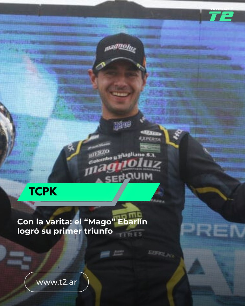 Con la varita: el “Mago” Ebarlín logró su primer triunfo t2.ar/con-la-varita-…

#TCPK