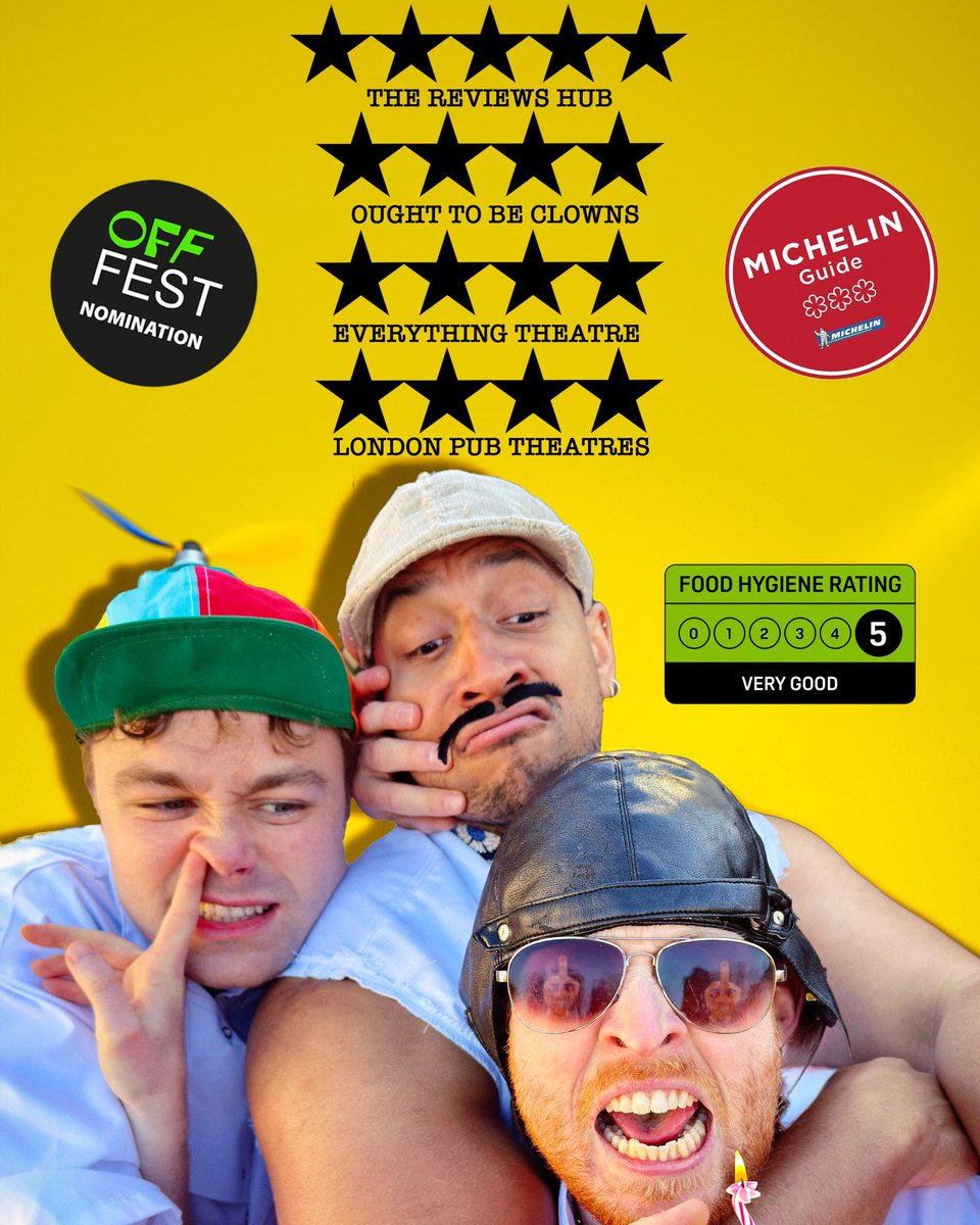 Get READY get STEADY get TICKETS to see us READY STEADY CROOKS! <a href="/edfringe/">Edinburgh Festival Fringe</a> at <a href="/GreensideVenue/">Greenside Venues</a> Riddles Court 18th - 23rd August #edfringe #daretodiscover #comedy #Edinburgh #fringe #rsc