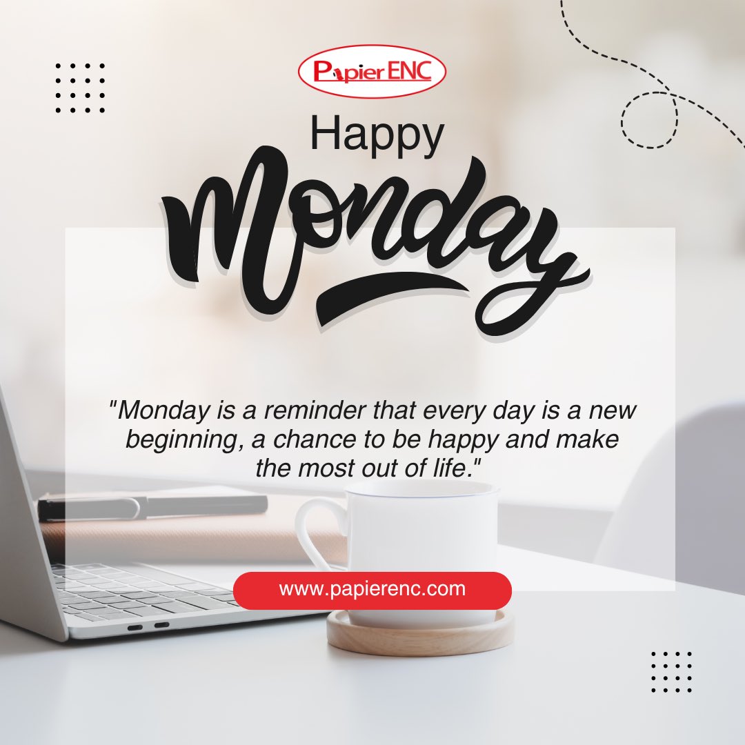 papier_enc's tweet photo. A new week is a blank page, filled with opportunities to grow, create, and thrive. 

This week, choose progress over perfection, consistency over excuses, and purpose over pressure.
Let’s make it count! 

#NewWeek #FreshStart #StayMotivated #GrowthMindset #NewWeekNewGoals https://t.co/RIQb8H7BIJ