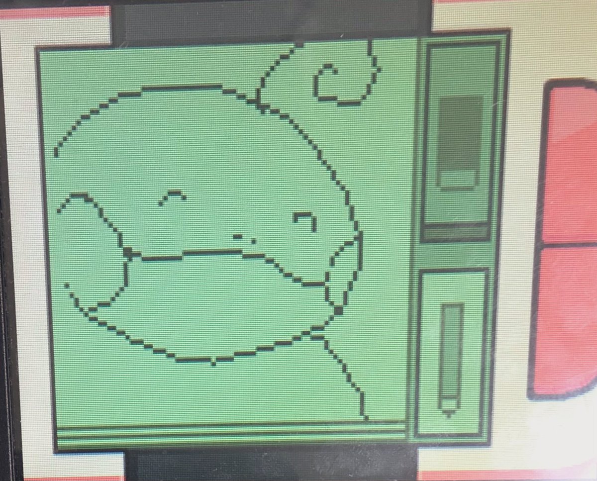 昔プラチナで描いたニョロトノ・・・🐸