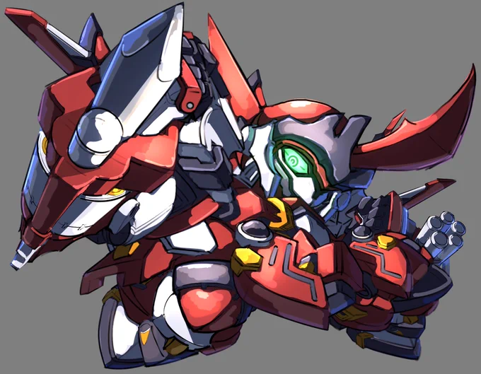 塗り考察! 重厚感ある感じに塗っていきたい。 #スパロボ