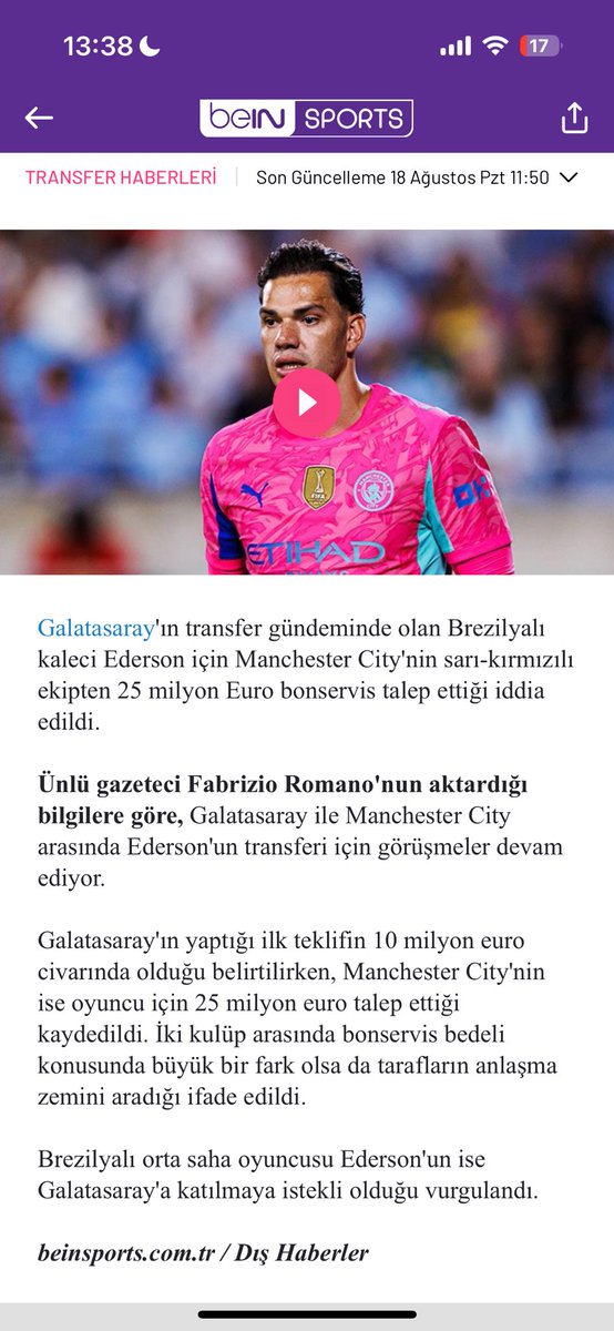 Orta Saha ya iyi transfer, ayakları düzgün teknik oyuncu #beINSPORTS