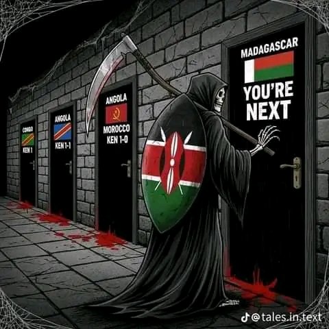 MADAGASCAR YOU'RE NEXT 
😂🖐
#HarambeeStars