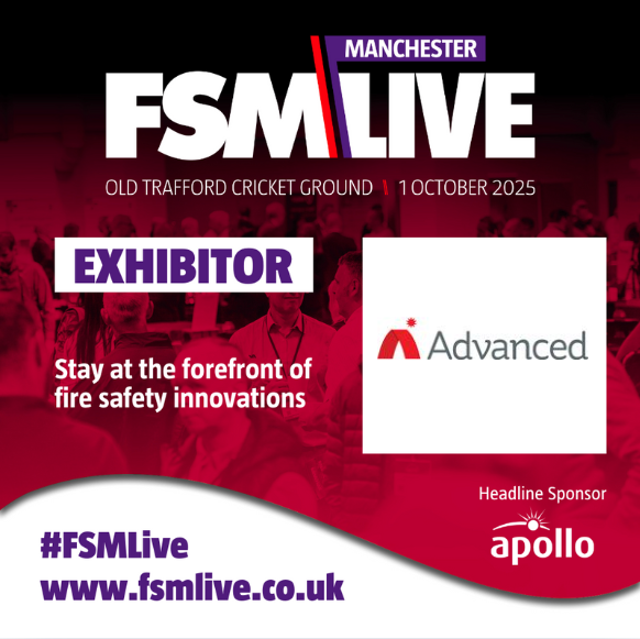 FSMatters_Mag's tweet photo. 🚨 Exciting news!
Advanced is joining us as a new exhibitor at #FSMLive on Oct 1, 2025, at Old Trafford! 🎉
Network with 600+ delegates & explore the latest in fire safety.
Register for FREE now: https://t.co/69IAjGuBis
#FireSafety https://t.co/w8b4UwINo0
