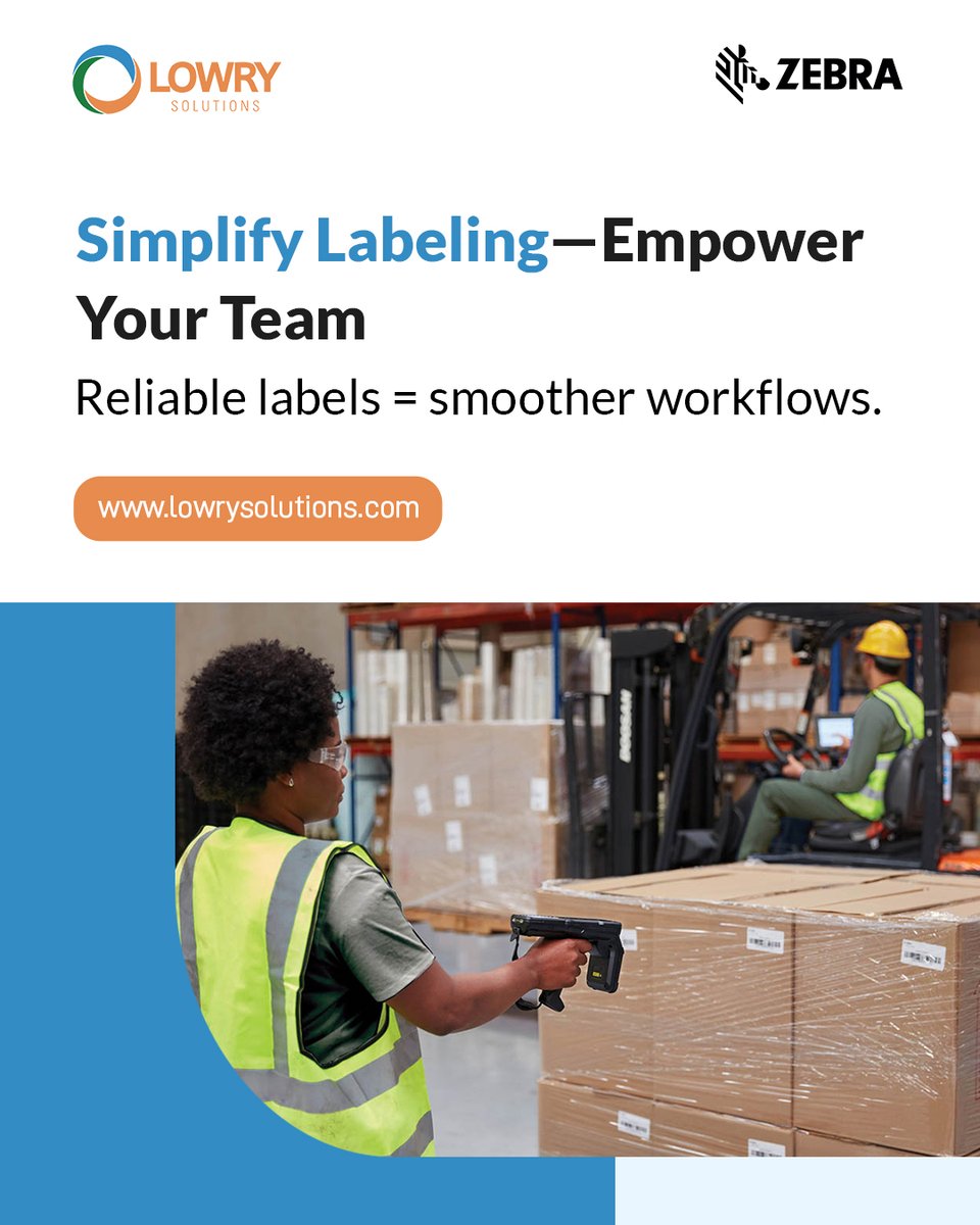LowrySolutions's tweet image. The best tech can’t fix low-quality labels. Z‑Essentials works flawlessly with Zebra devices so your team can focus on their job—not label errors.

Read the blog: lowrysolutions.com/blog/how-z-ess…

#TeamProductivity #ZEssentials #WorkflowEfficiency