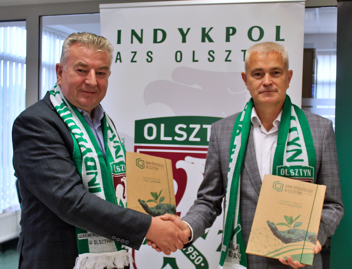 Bank Spółdzielczy w Szczytnie dołącza do grona Sponsorów Indykpolu AZS Olsztyn 🔥

Dwie instytucje z bogatą tradycją i silnymi korzeniami na Warmii i Mazurach łączą siły, aby wspólnie wspierać lokalną społeczność 🤝

„Z szacunku do historii, z myślą o przyszłości” - witamy na