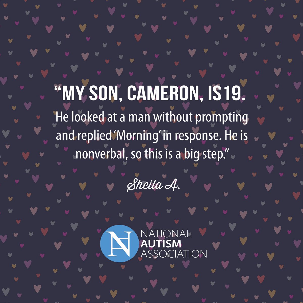 What an incredible milestone -- way to go, Cameron!

#autism #MilestoneMonday